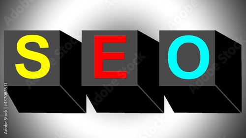 3d shape seo texture stock photos with gradient color background