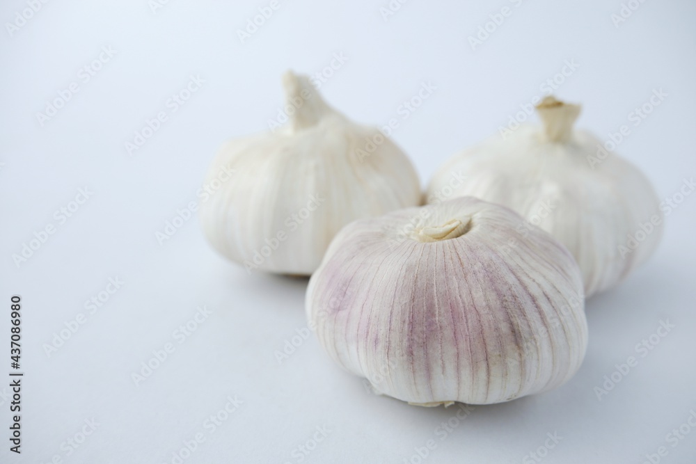 Garlic Isolated on white background Garlic Isolated on white background