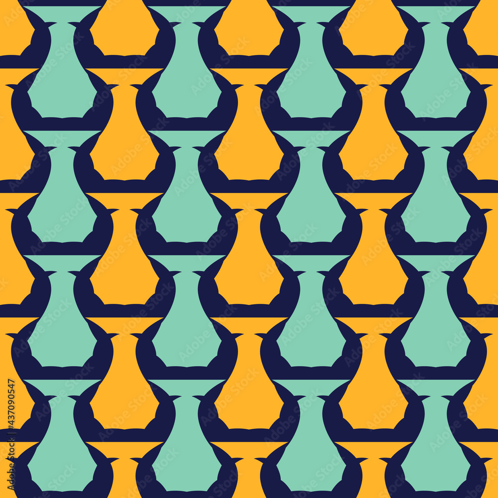Bright seamless pattern with geometric ornament. Bright seamless pattern with geometric ornament.