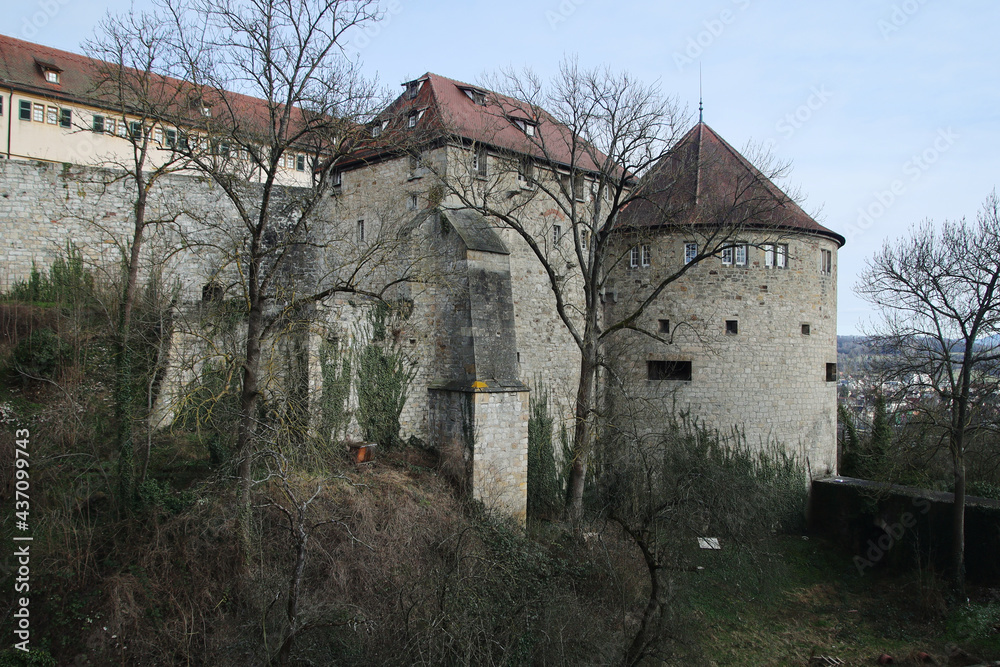 Fototapeta premium The tower of Hohentuebingen castle, Germany