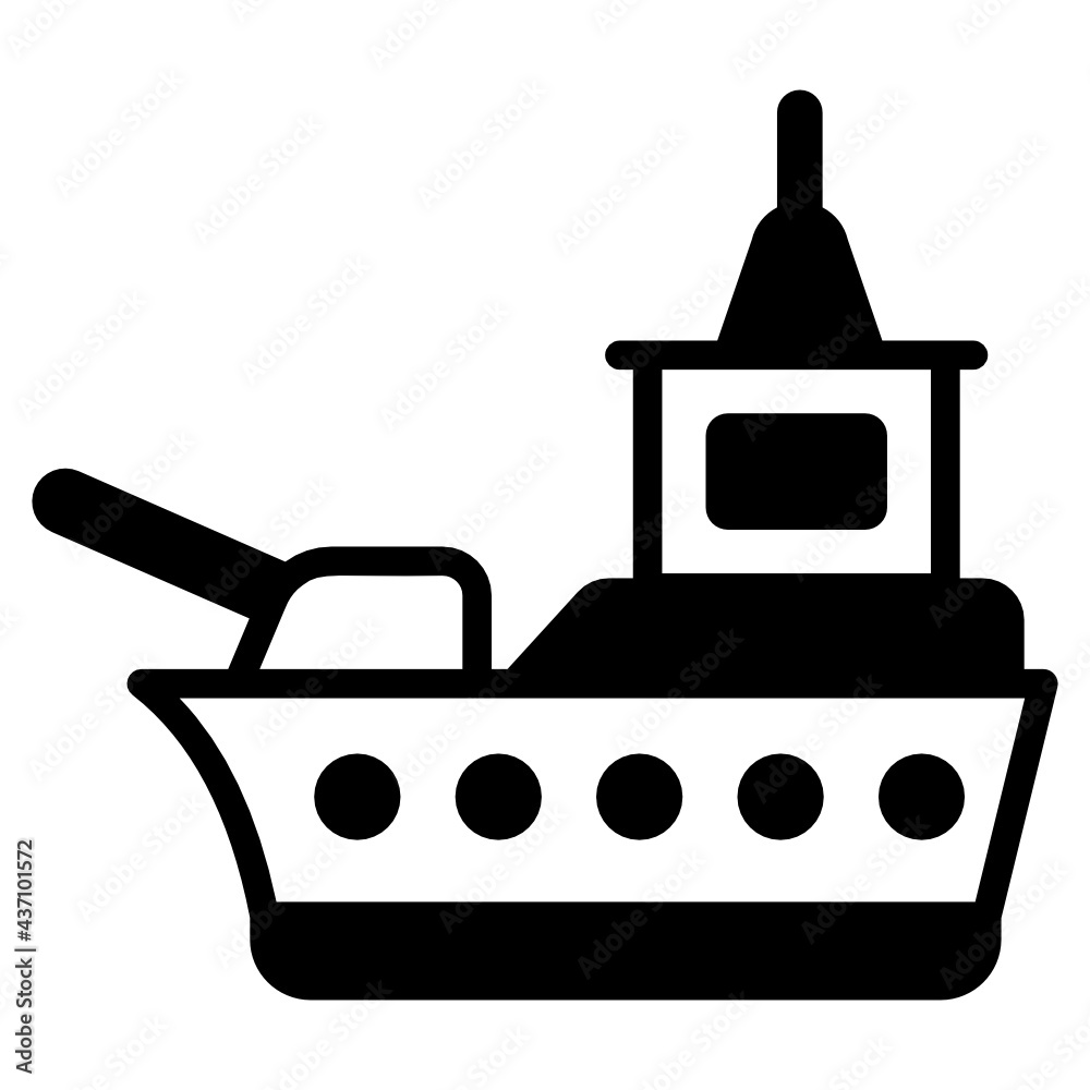 Obraz premium Warship 