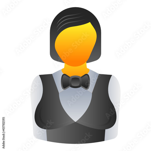 Female Croupier

