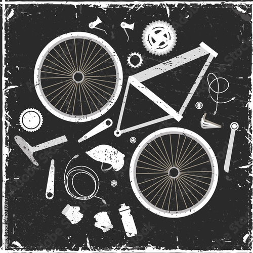bycicle set parts