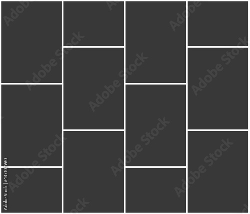 blank college frame photo part or picture.  Vector photo frame mockup. photo frame collage background picture. Vector illustration. photo college. frame. picture college.