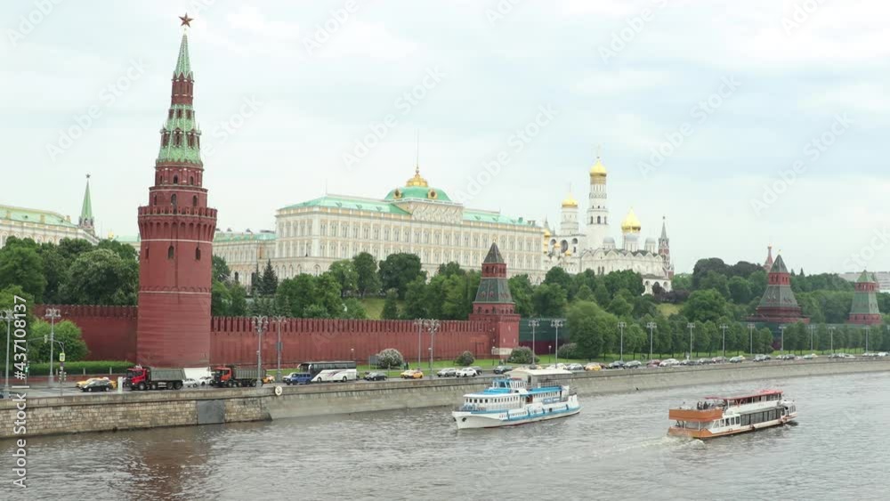 view of the Moscow Kremlin May 2021 view of the Moscow Kremlin May 2021
