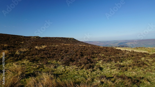 Wallpaper Mural Bright blue sky on Higger Tor, National Peak District, United Kingdom Torontodigital.ca