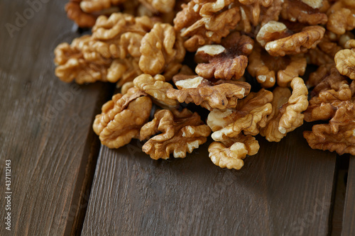 walnuts on wooden surface