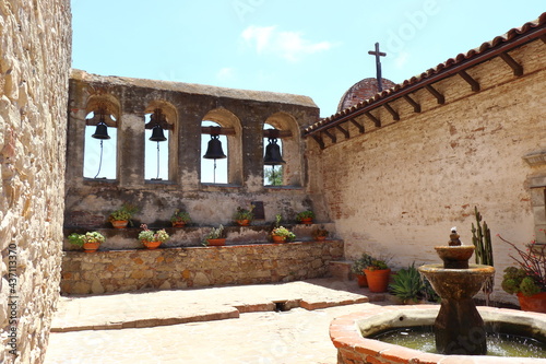 The San Juan Capistrano Mission on Memorial Day