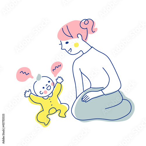 赤ちゃんとママ