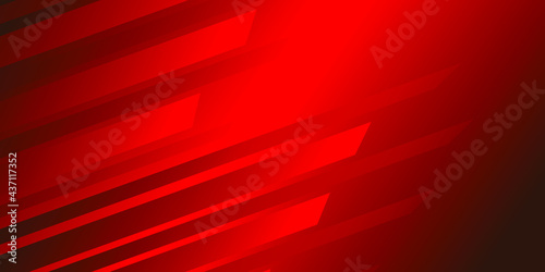 Creative red background for business cards and flyers. Gradient red background. Vector illustration