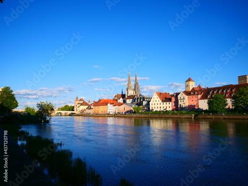 Regensburg, Deutschland: Blick auf die Stadt