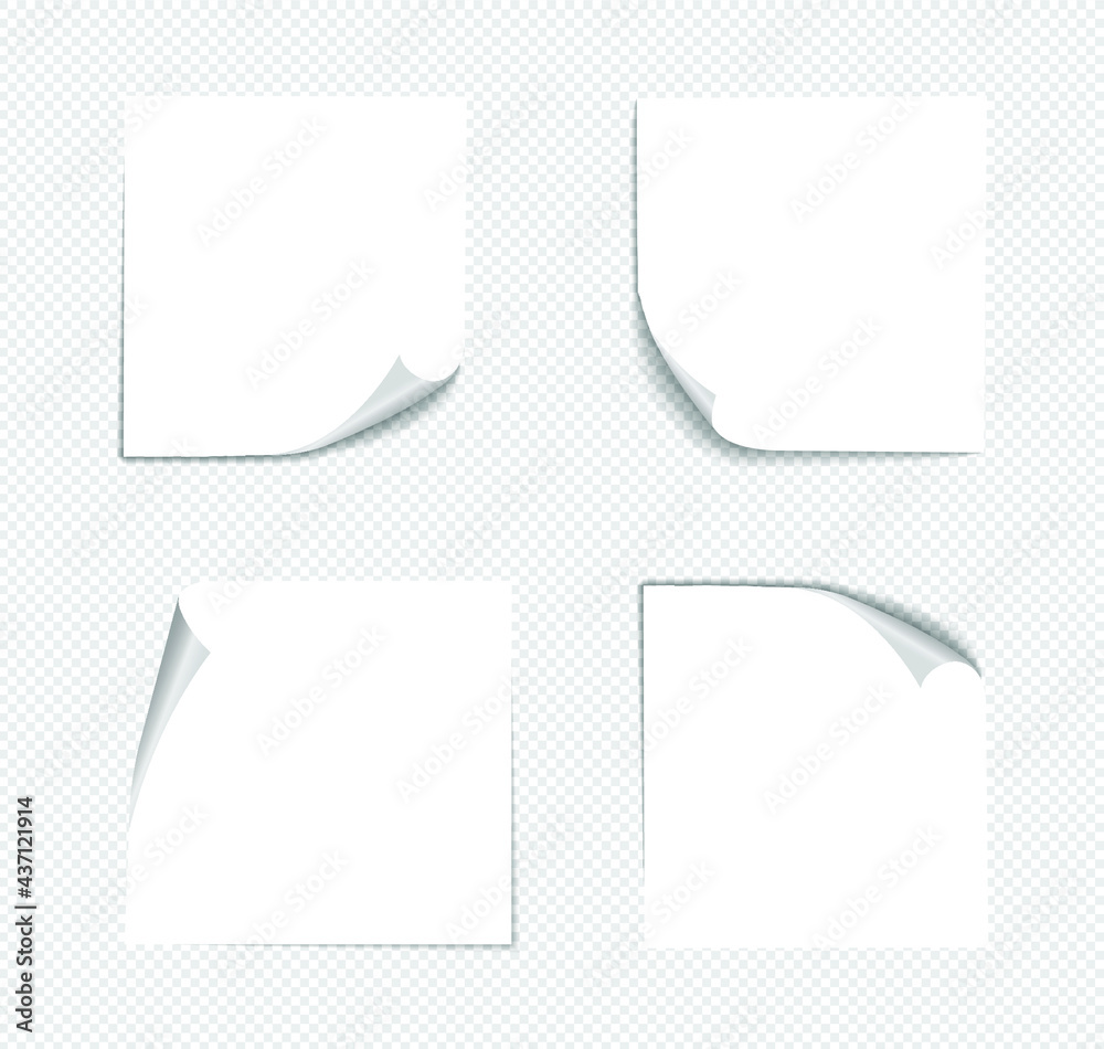 Realistic sticky notes isolated with real shadow on white background. Square sticky paper reminders with shadows, paper page mock up. Realistic sticky notes isolated with real shadow on white background. Square sticky paper reminders with shadows, paper page mock up.