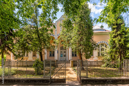 Vrbas  Serbia - May 28  2021  Tomanova villa was built at the beginning of the 20th century and is one of the cultural monuments of great importance in Vrbas.