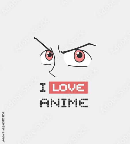 I love anime message