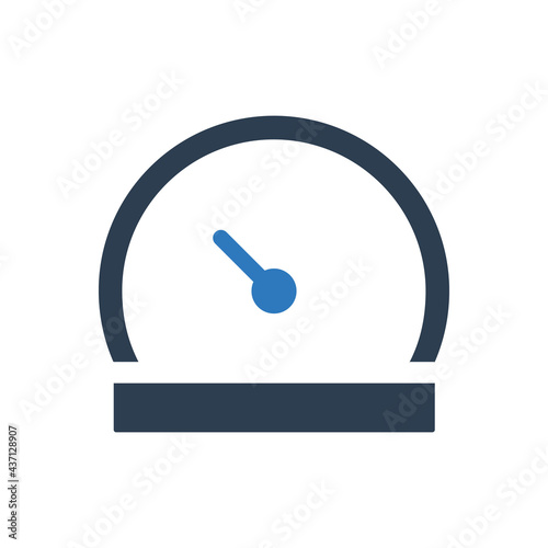 Productivity Icon, Speedometer Icon