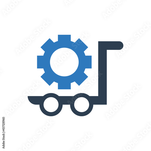 Shopping Trolley Setting Icon