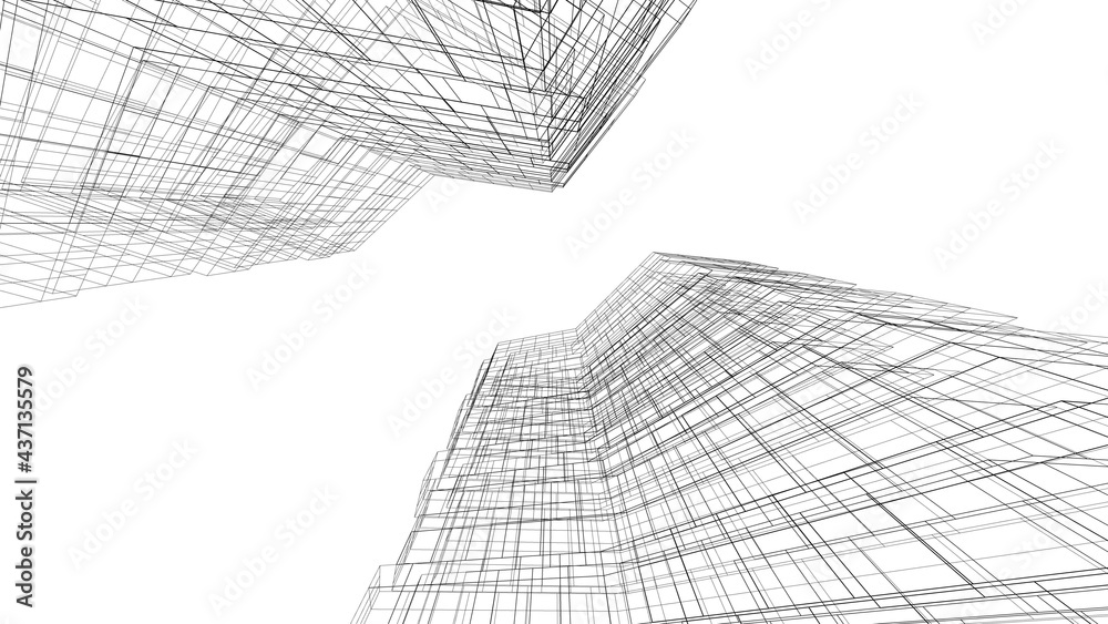 architecture building digital background