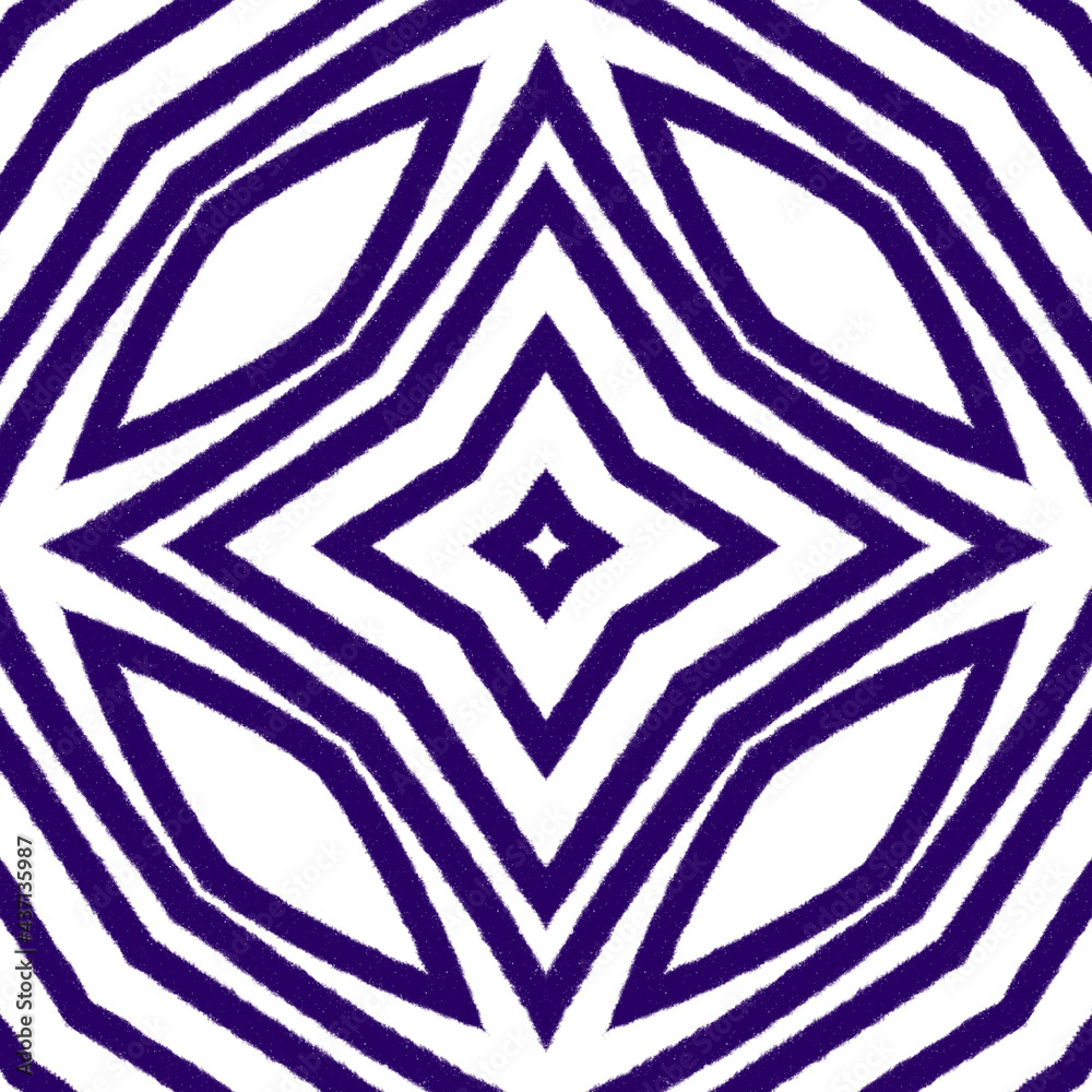 Medallion seamless pattern. Purple symmetrical Medallion seamless pattern. Purple symmetrical