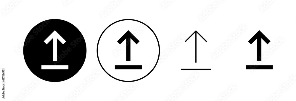 Upload icon set. load data symbol Upload icon set. load data symbol