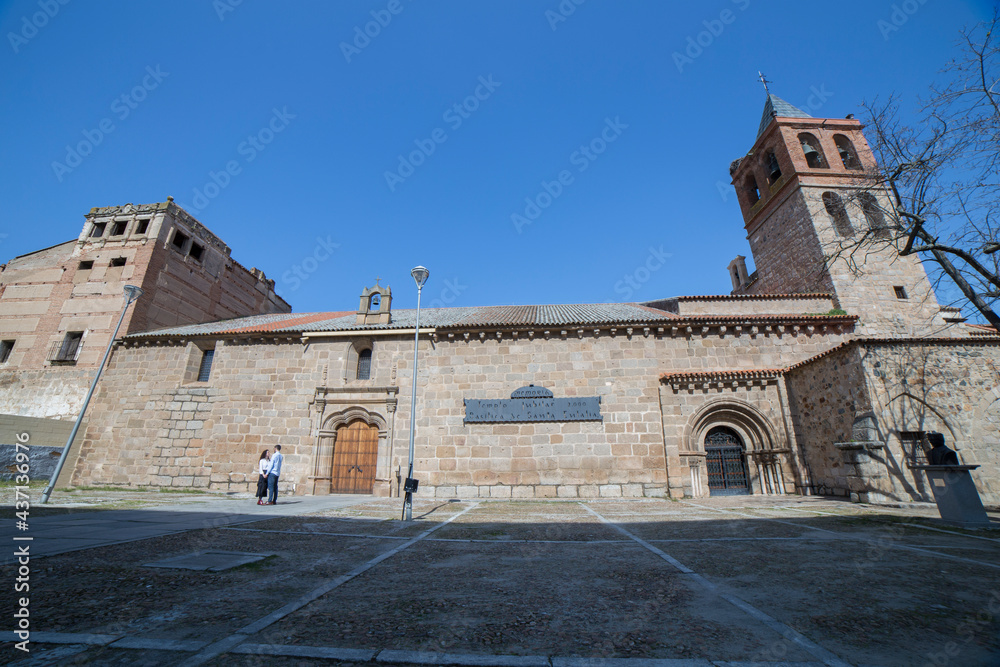 Basilica of Santa Eulalia, Merida, Extremadura, Spain