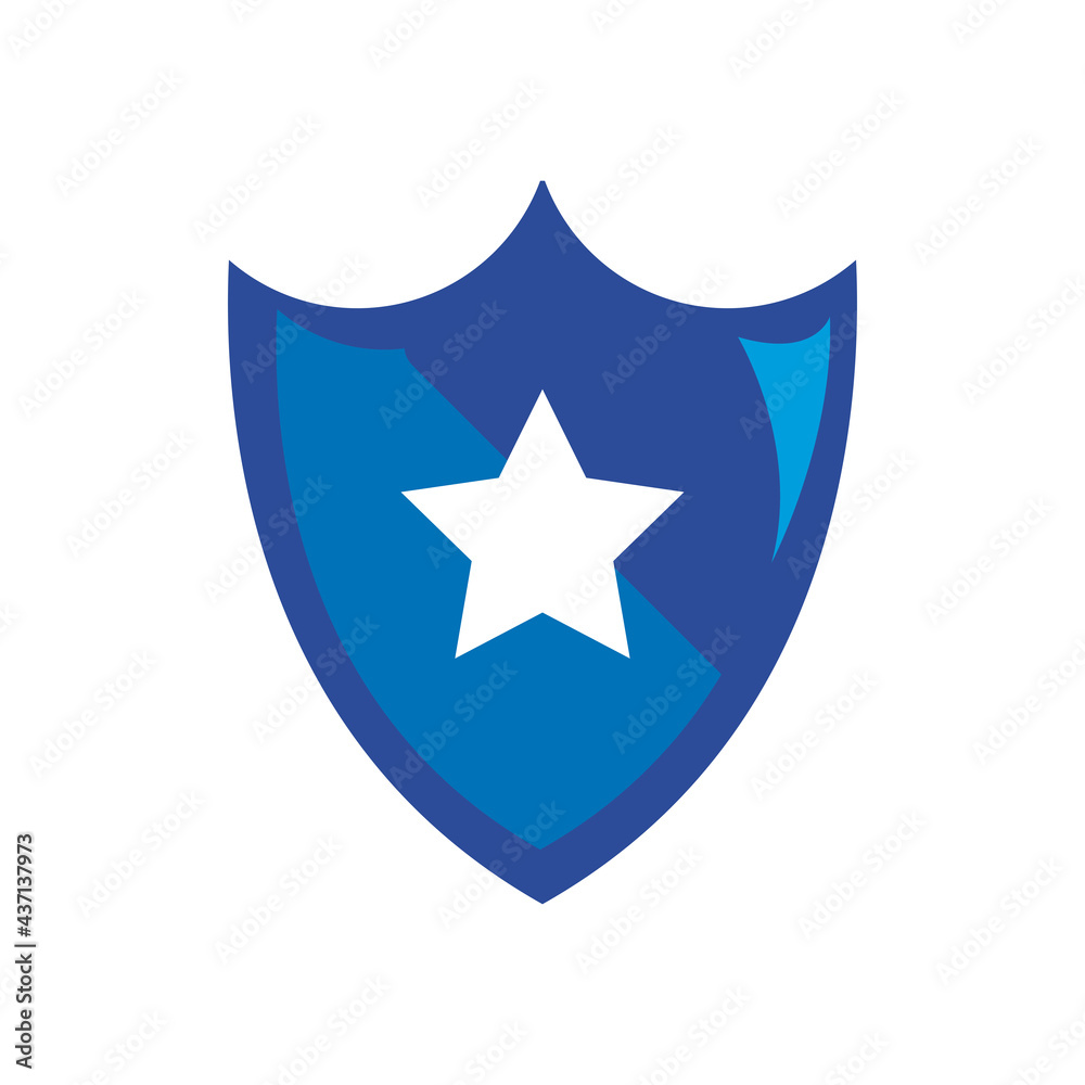 shield with star