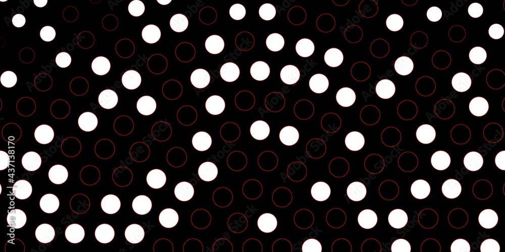 Dark Red, Yellow vector template with circles. Dark Red, Yellow vector template with circles.