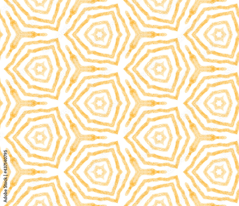 Chevron stripes design. Yellow symmetrical