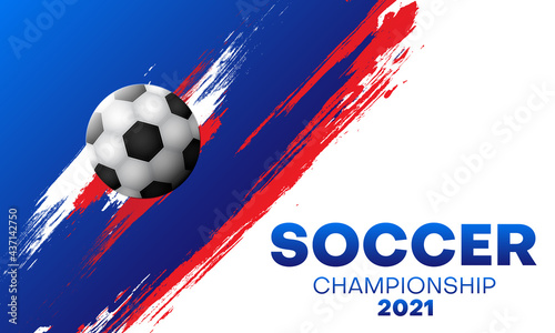 soccer championship banner background