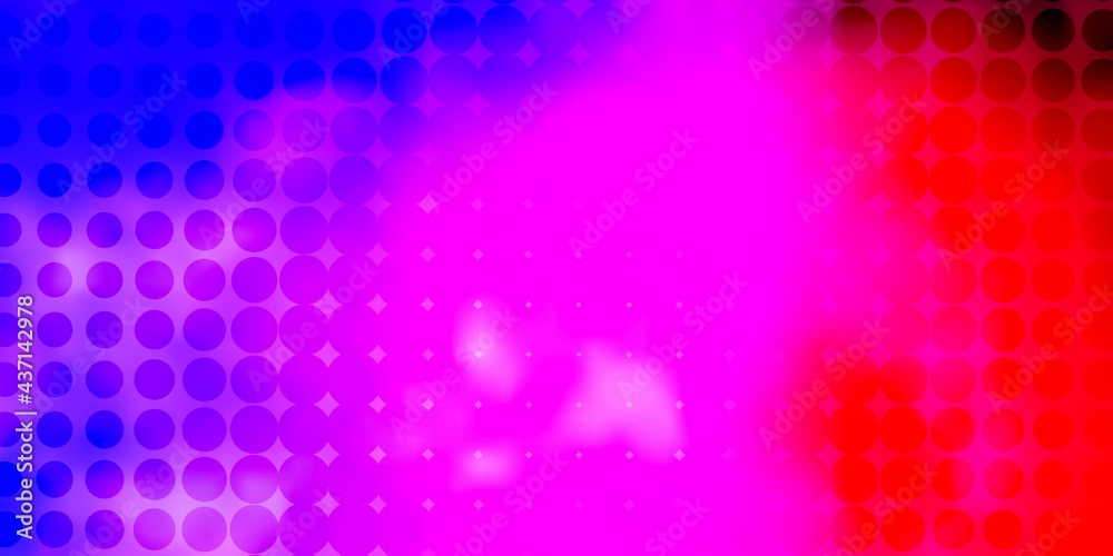 Light Pink, Blue vector template with circles. Light Pink, Blue vector template with circles.