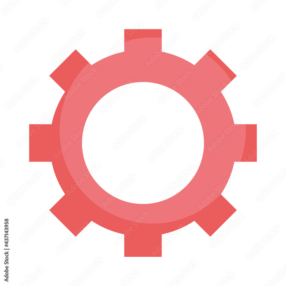 red gear wheel