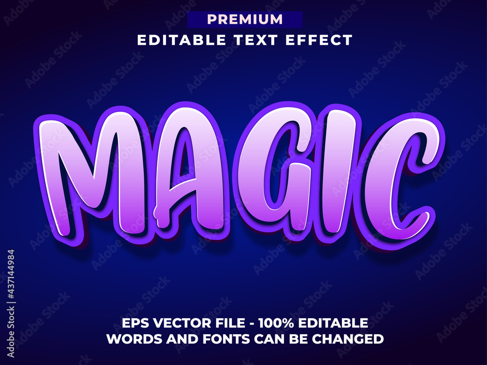 Magic Editable Text Effect Font Style Magic Editable Text Effect Font Style