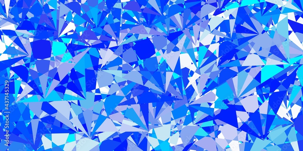 Light BLUE vector backdrop with triangles, lines. Light BLUE vector backdrop with triangles, lines.