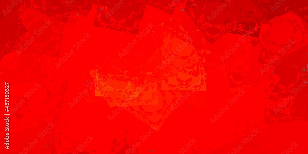 Light Orange vector pattern with polygonal shapes. Light Orange vector pattern with polygonal shapes.