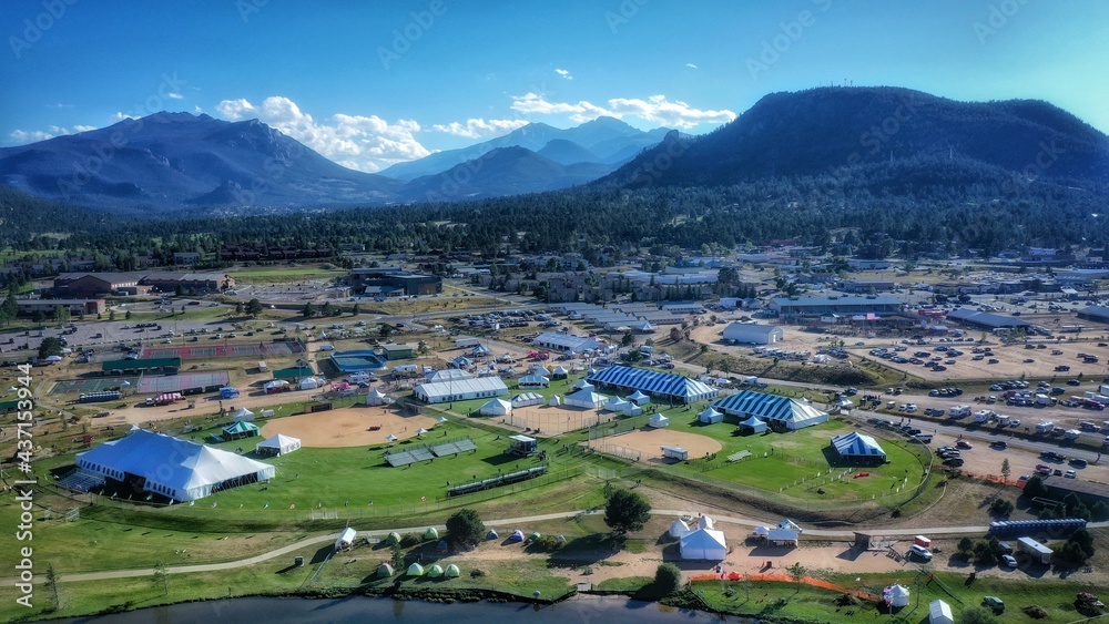 panorama of the mountains