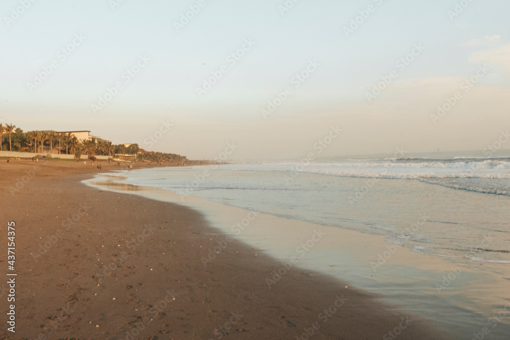 A beautiful beach in Seminyak (Kuta) Bali island Indonesia