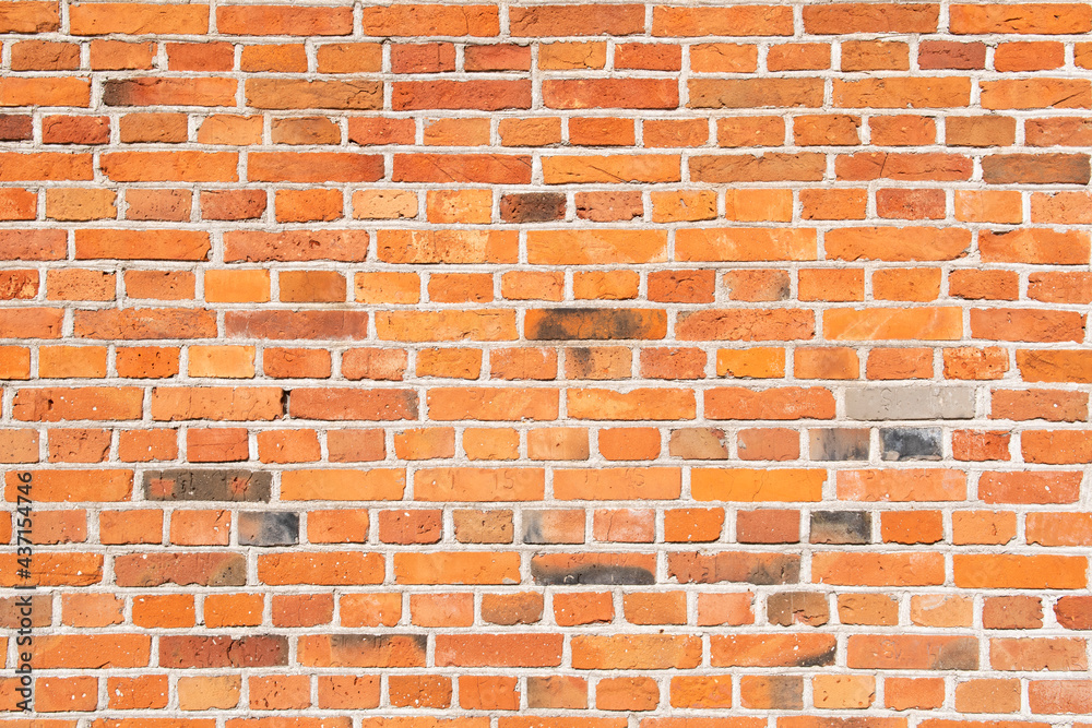 Fototapeta premium Ściana z czerwonej cegły