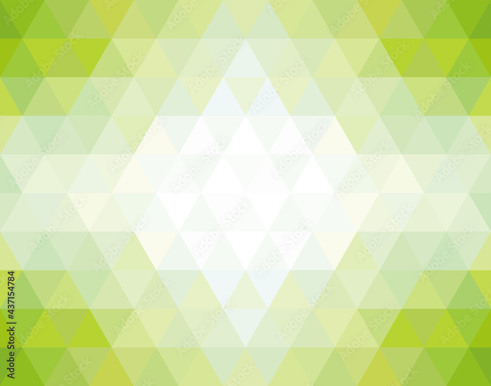 三角抽象幾何学モザイク模様グラフィック背景素材グリーングラデーション Stock Vector Adobe Stock