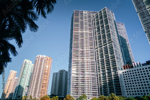skyscrapers miami Florida usa Brickell urban real state 