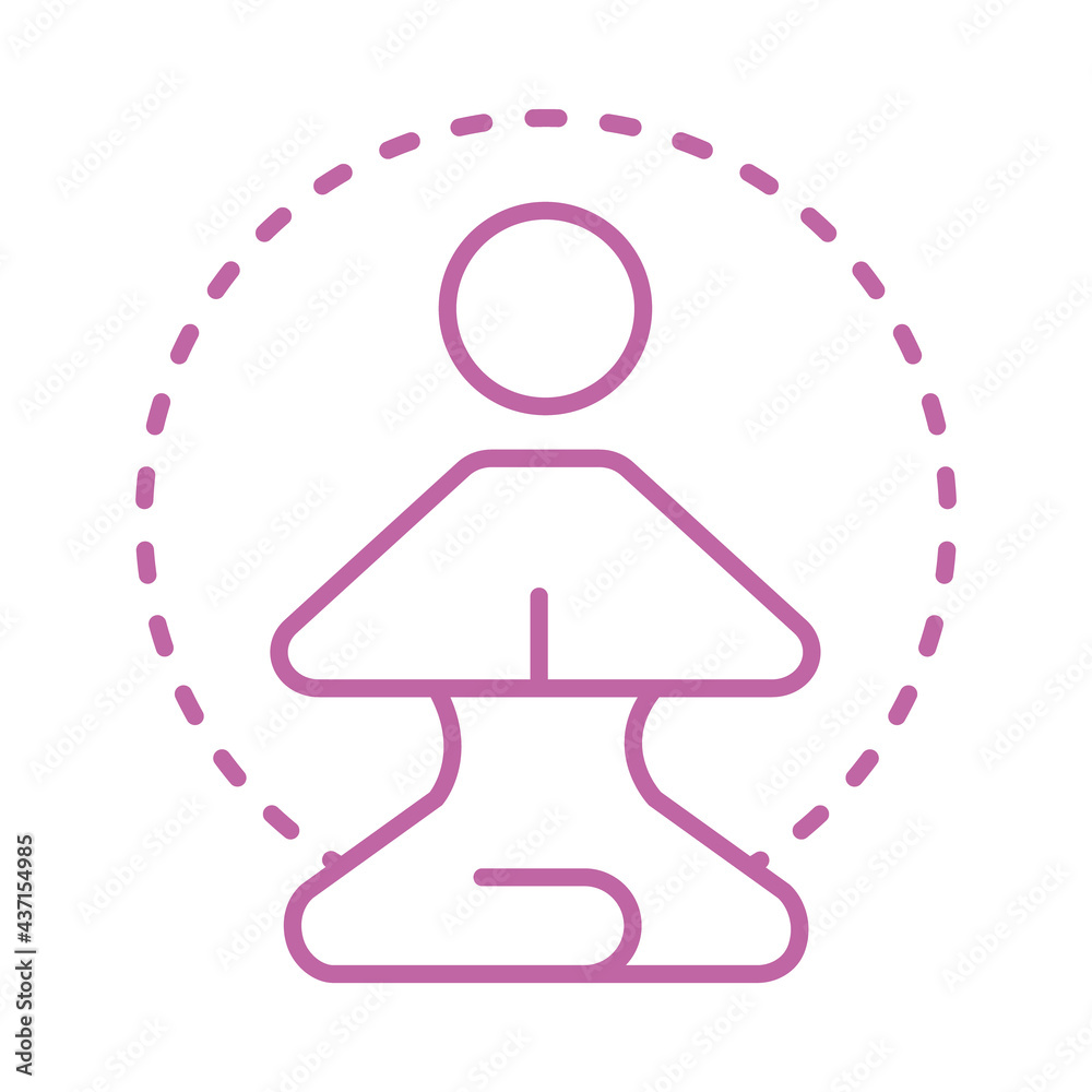 meditation yoga symbol meditation yoga symbol