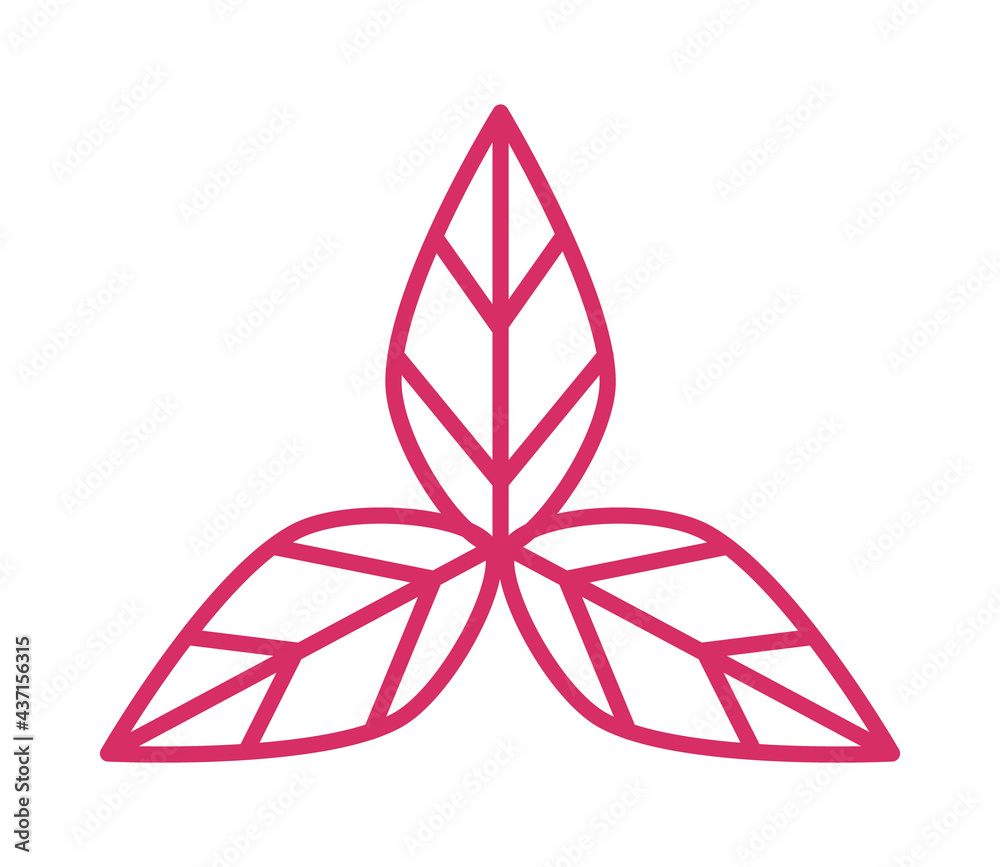 leaves trinity symbol