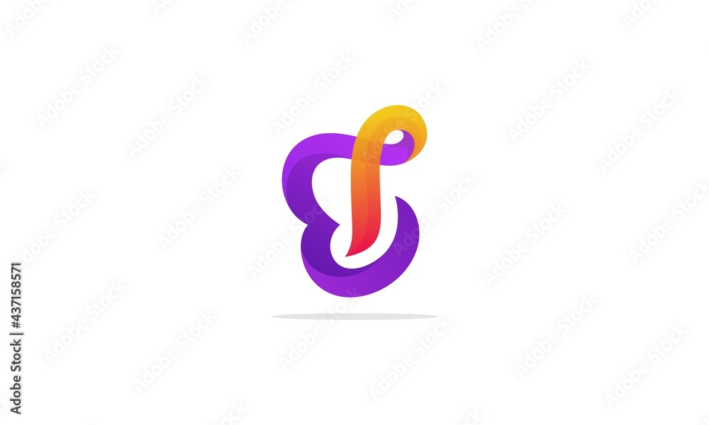 EP logo design with luxurious colorful look EP logo design with luxurious colorful look