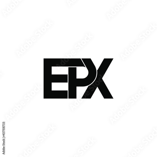 epx letter original monogram logo design photo