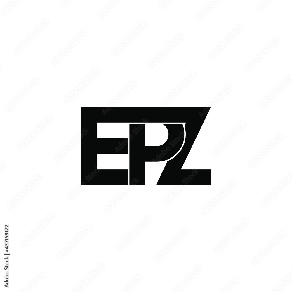 epz letter original monogram logo design epz letter original monogram logo design