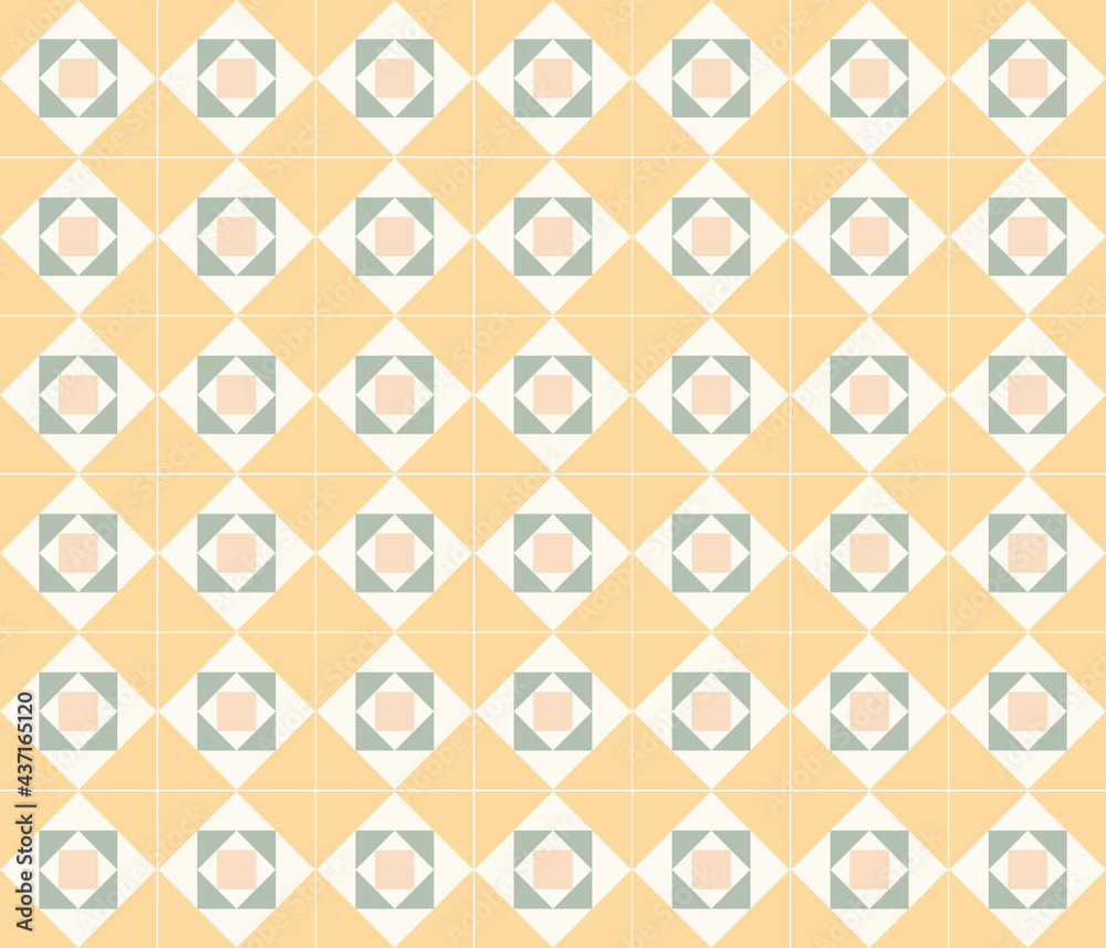 Simple Geometric Pattern Design With Basic Geometry Forms