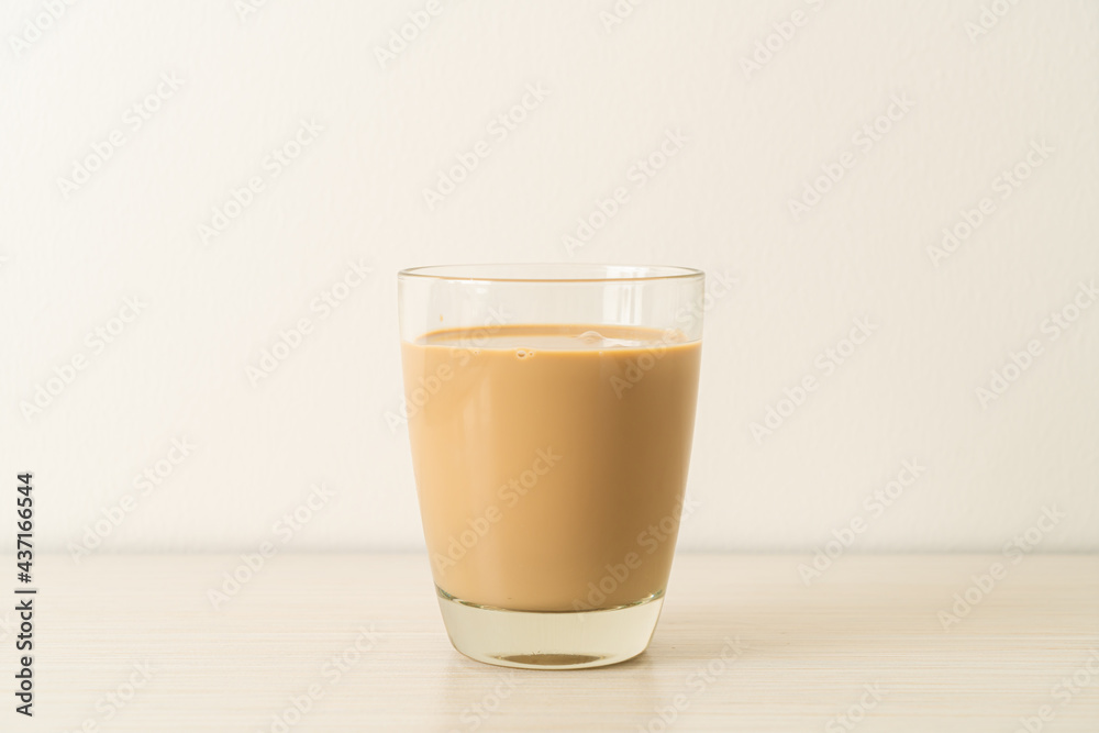 coffee latte glass with ready to drink coffee bottles coffee latte glass with ready to drink coffee bottles