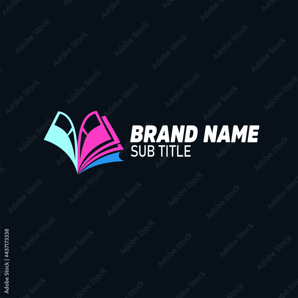 V Photobook Logo, Prefect for Photography or Photobook Business Stock