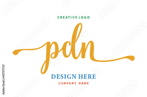 PDN lettering logo is simple, easy to understand and authoritative