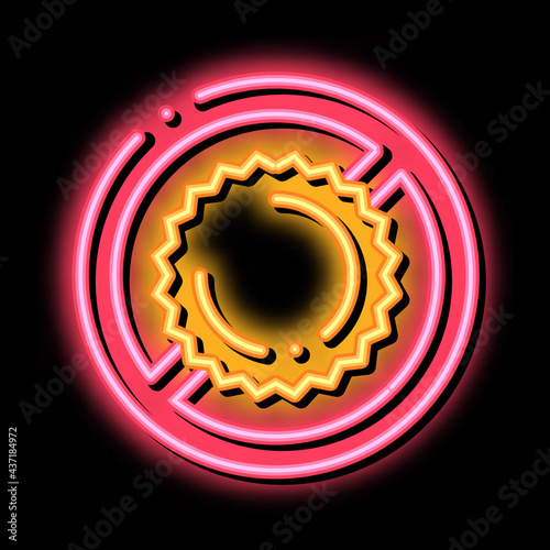 Sign Against Sun Icon Vector. sign Against Sun. Isolated Contour Symbol Illustration