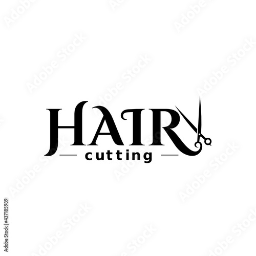 haircut logo design