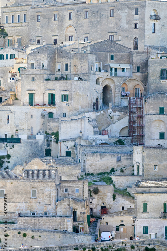 View of Matera, Basilicata, Italy